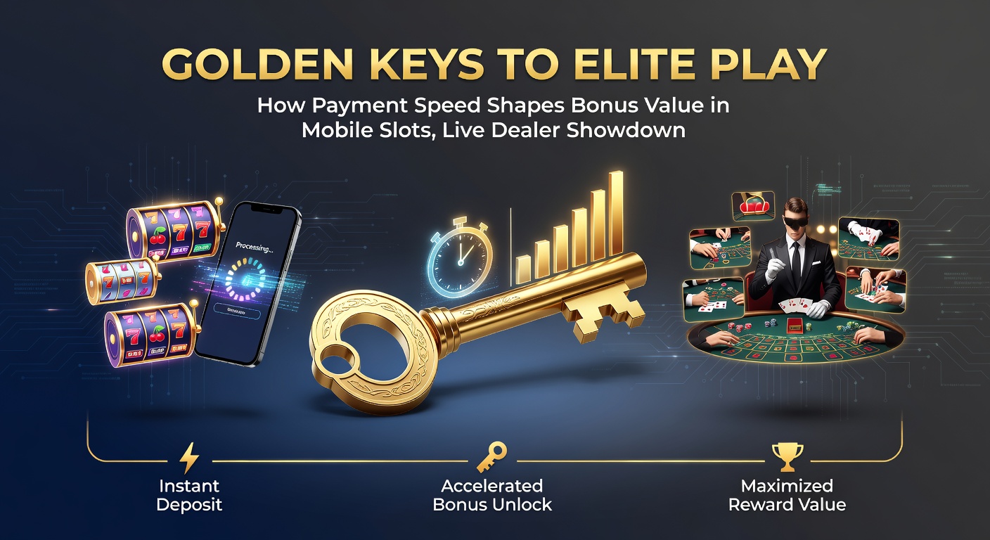 Dynamic illustration of payment speed icons accelerating bonus meters in live dealer blackjack, mobile slot reels, and sports betting odds screens