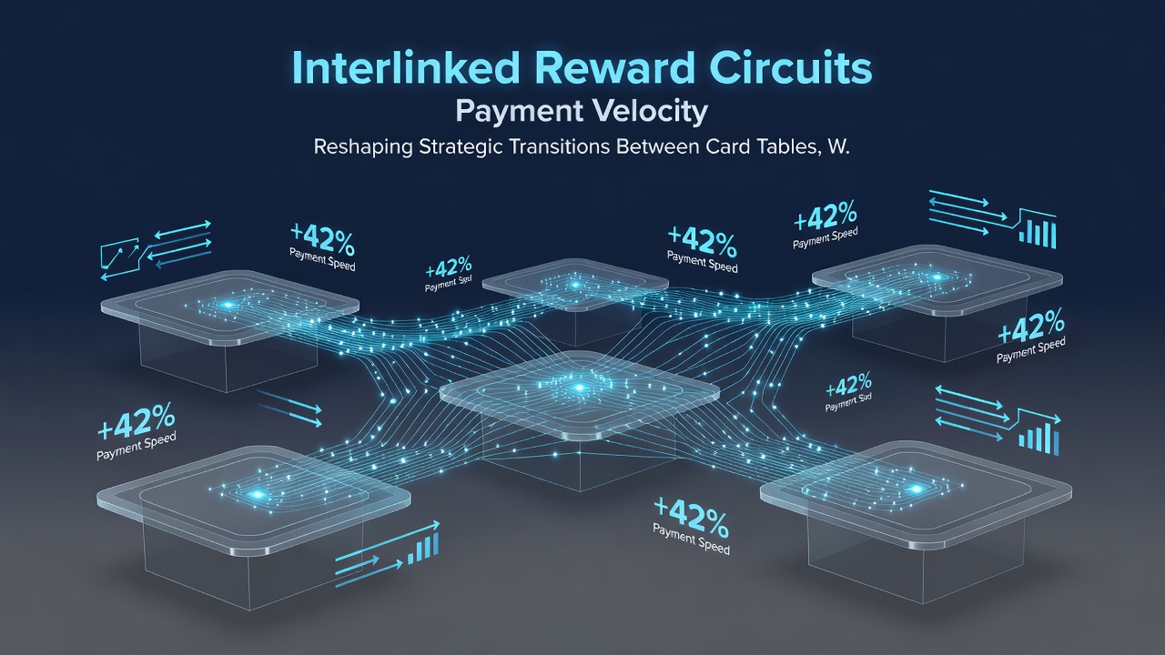 Tiered mobile reward dashboard displaying payment flows between card games, roulette, and sports betting sections