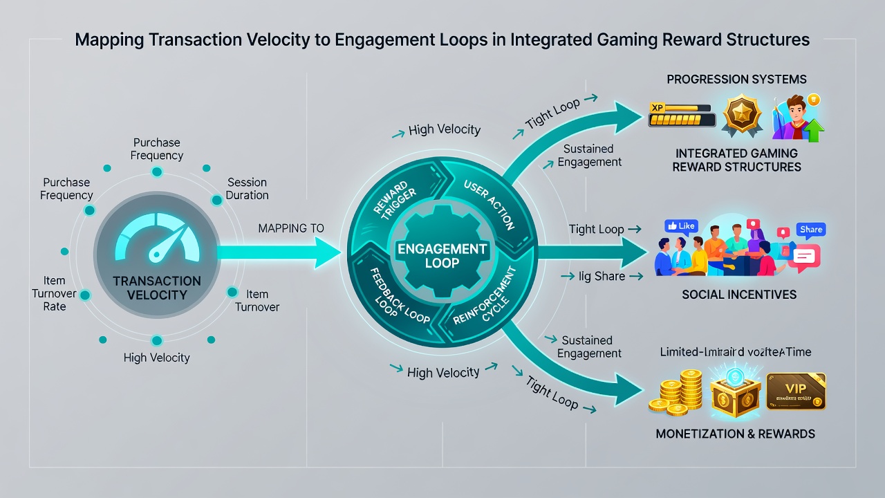 Chart illustrating engagement loop progression tied to payment processing times